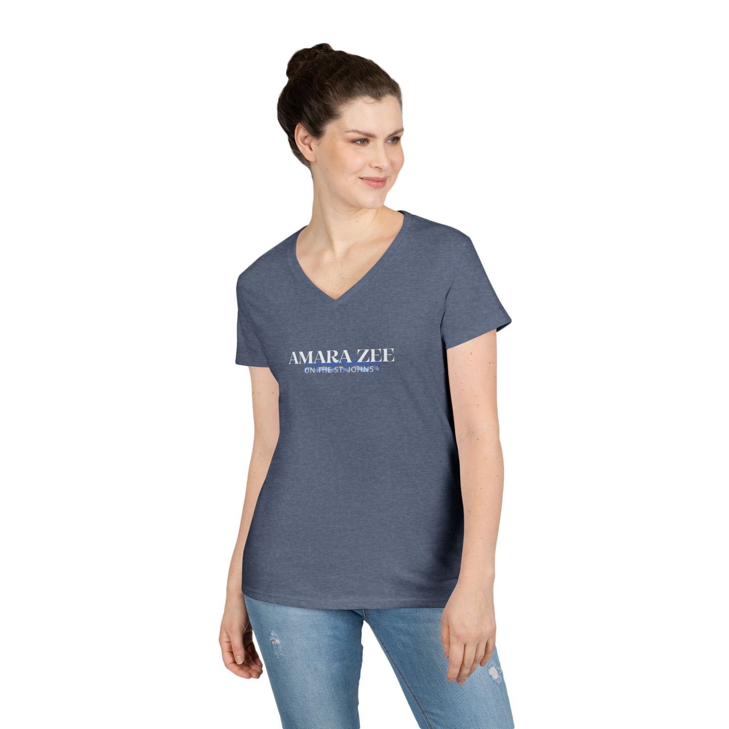 Amara Zee Ladies' V-Neck Tee