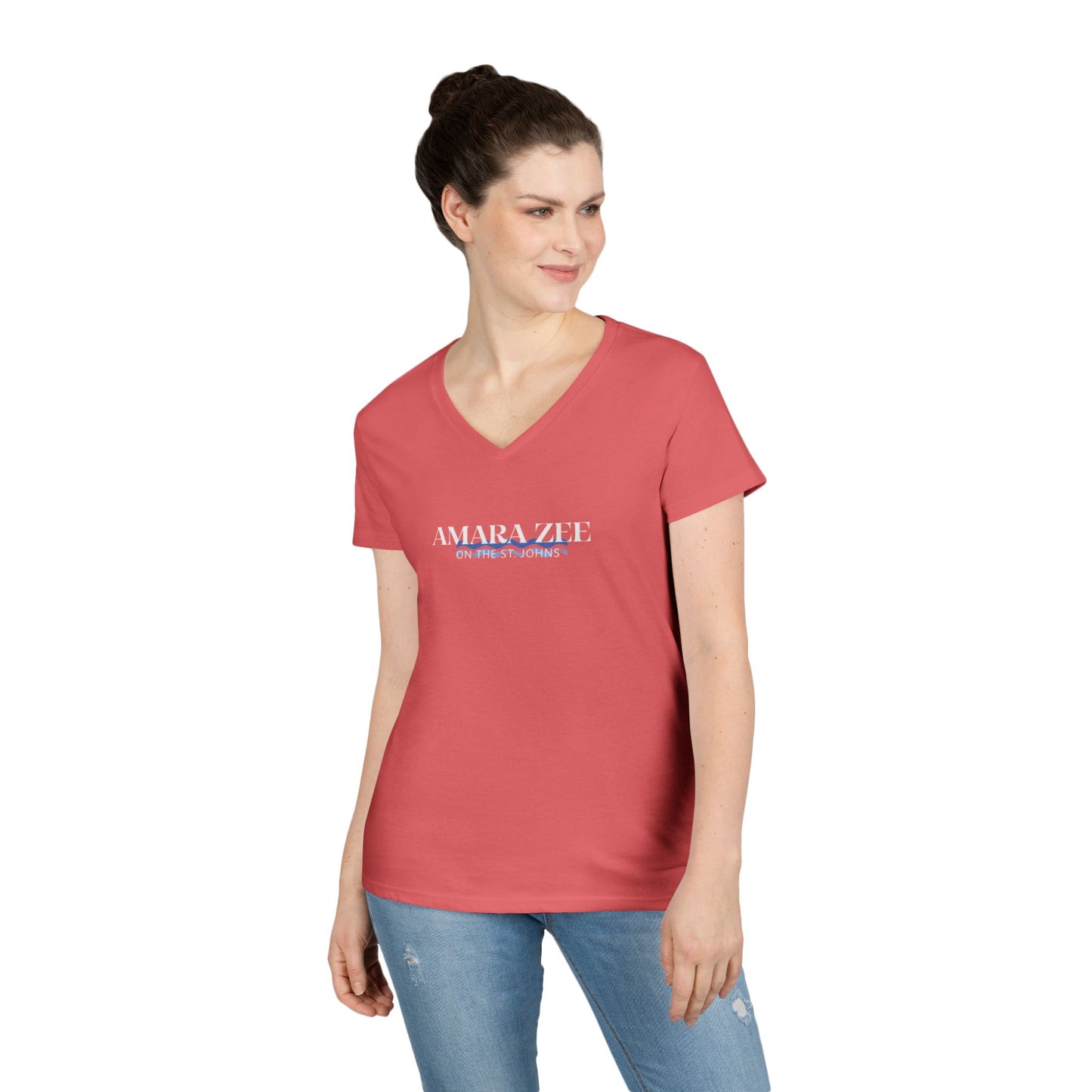 Amara Zee Ladies' V-Neck Tee