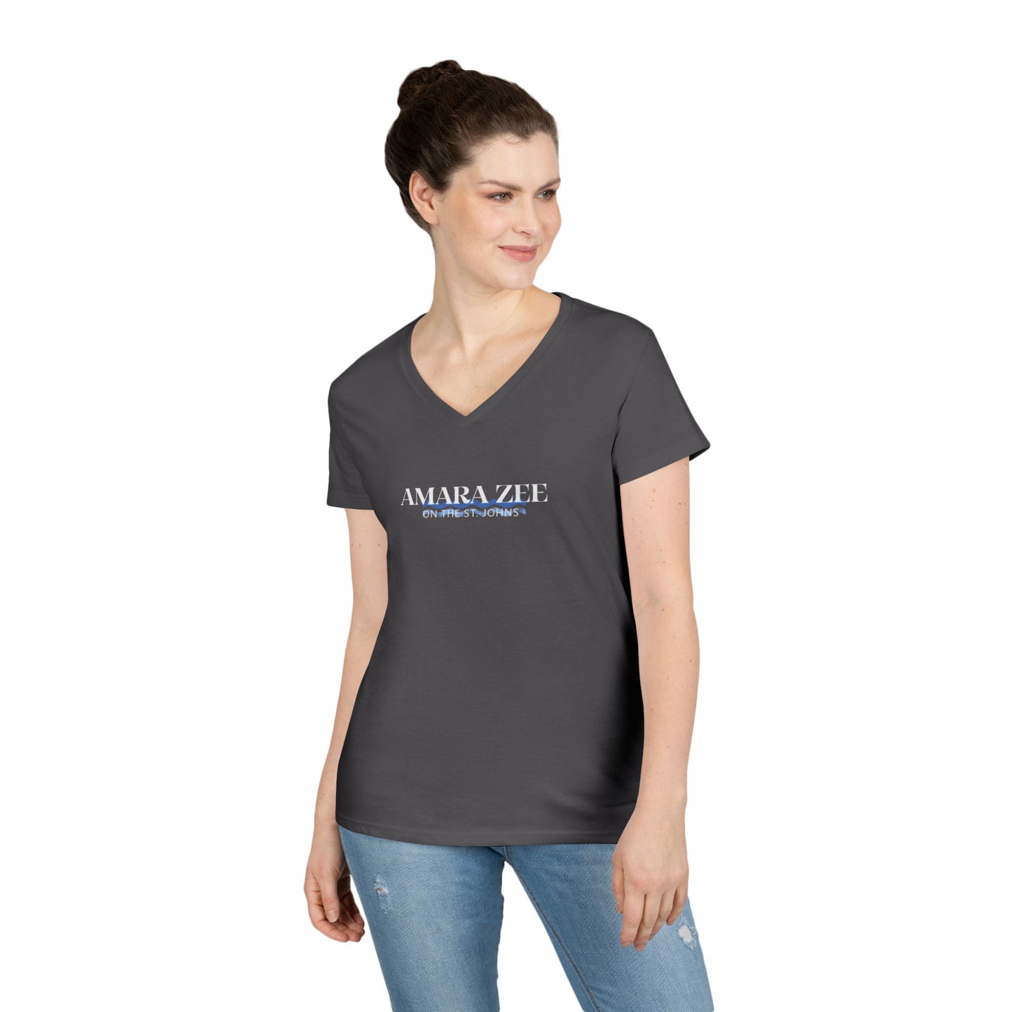 Amara Zee Ladies' V-Neck Tee
