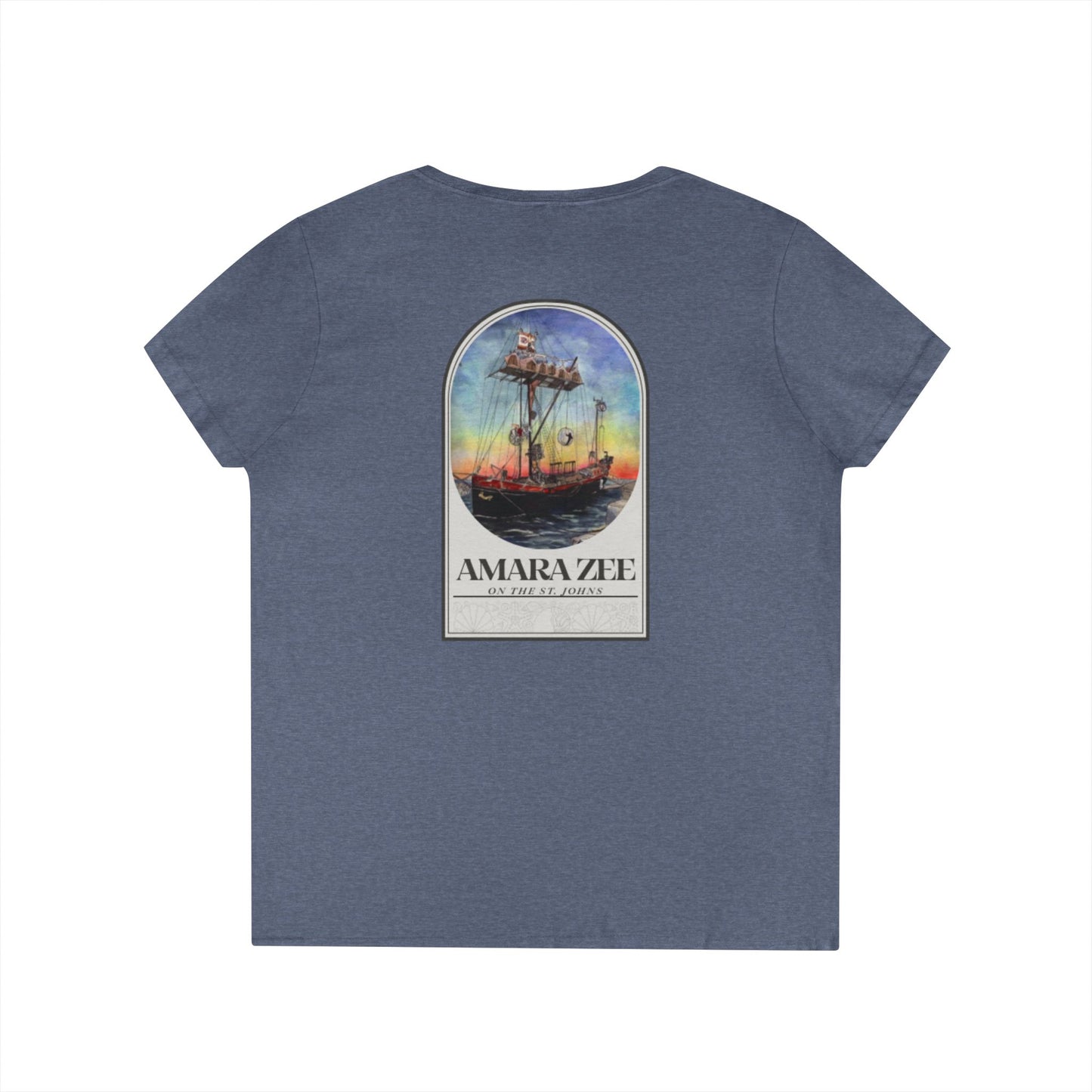 Amara Zee Ladies' V-Neck Tee