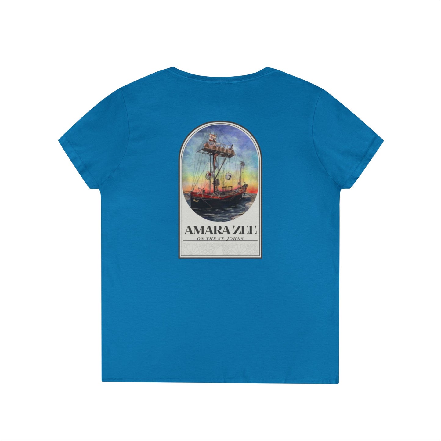 Amara Zee Ladies' V-Neck Tee