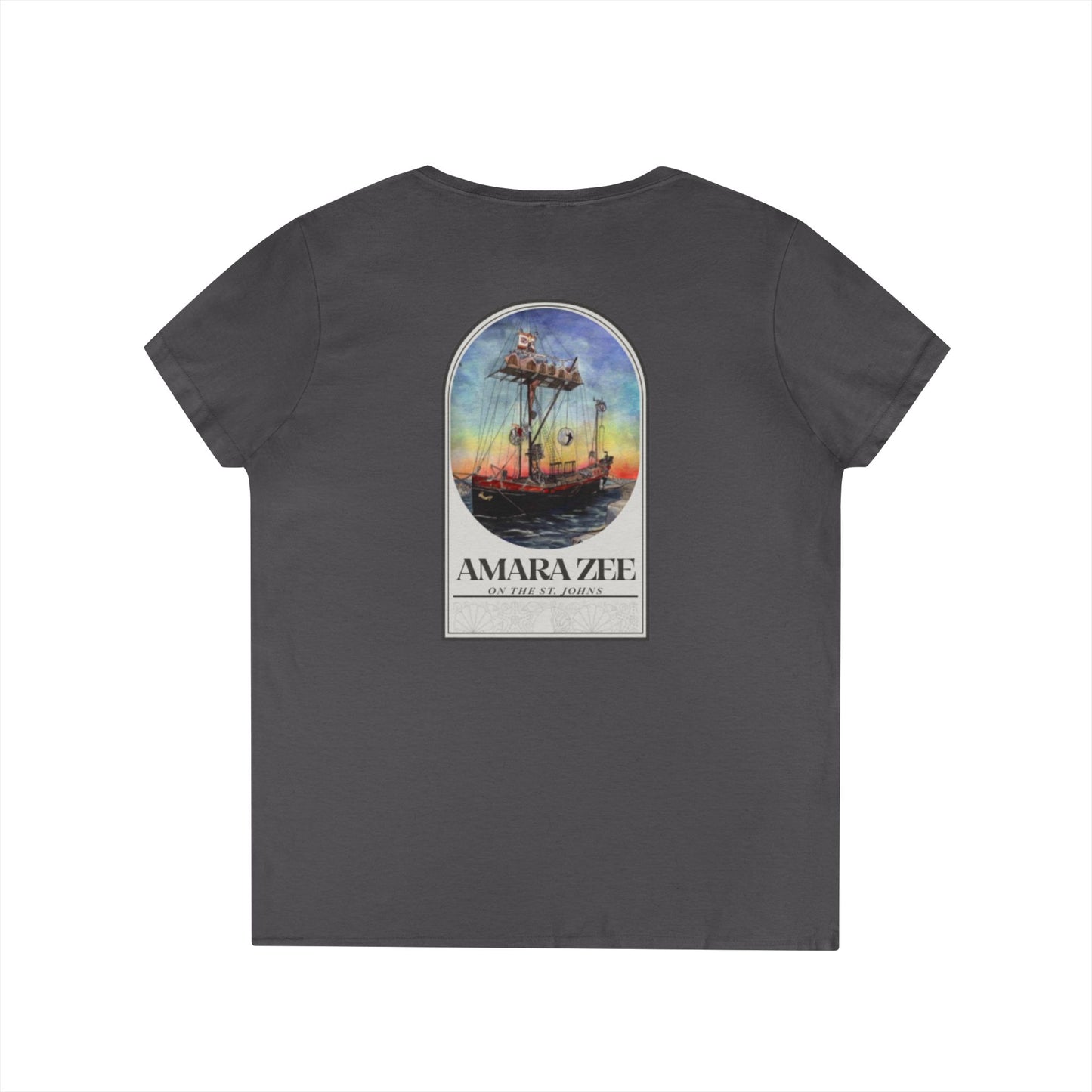 Amara Zee Ladies' V-Neck Tee