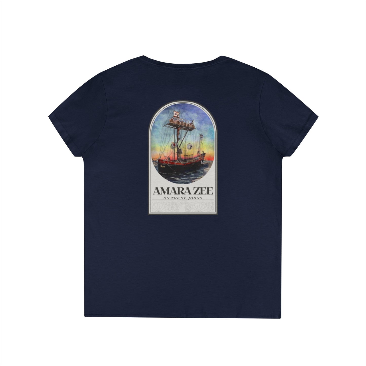 Amara Zee Ladies' V-Neck Tee