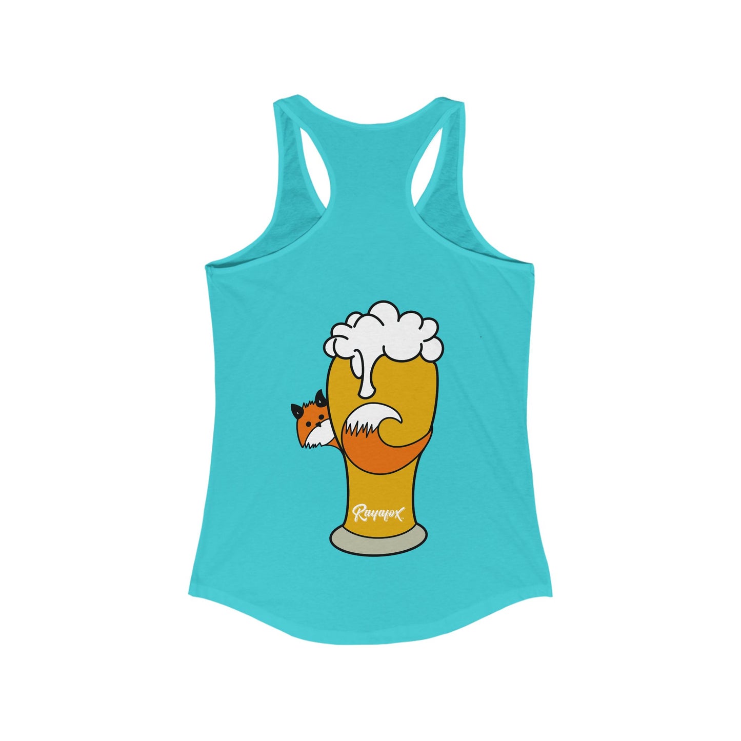 Women's Happy Hour Fox Racerback Tank