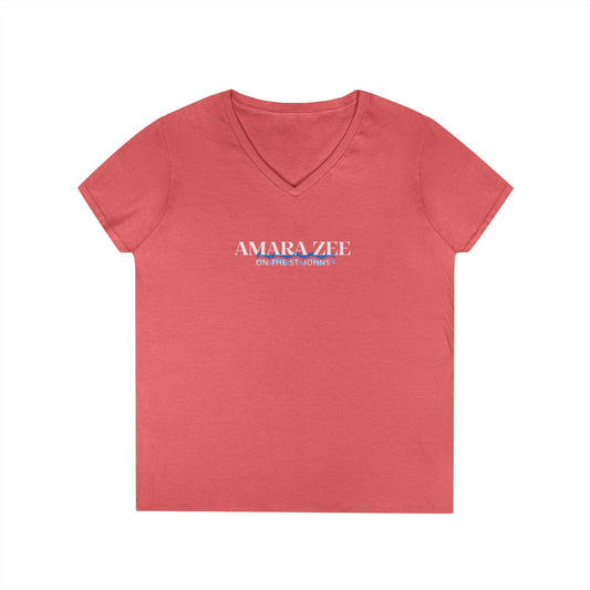 Amara Zee Ladies' V-Neck Tee