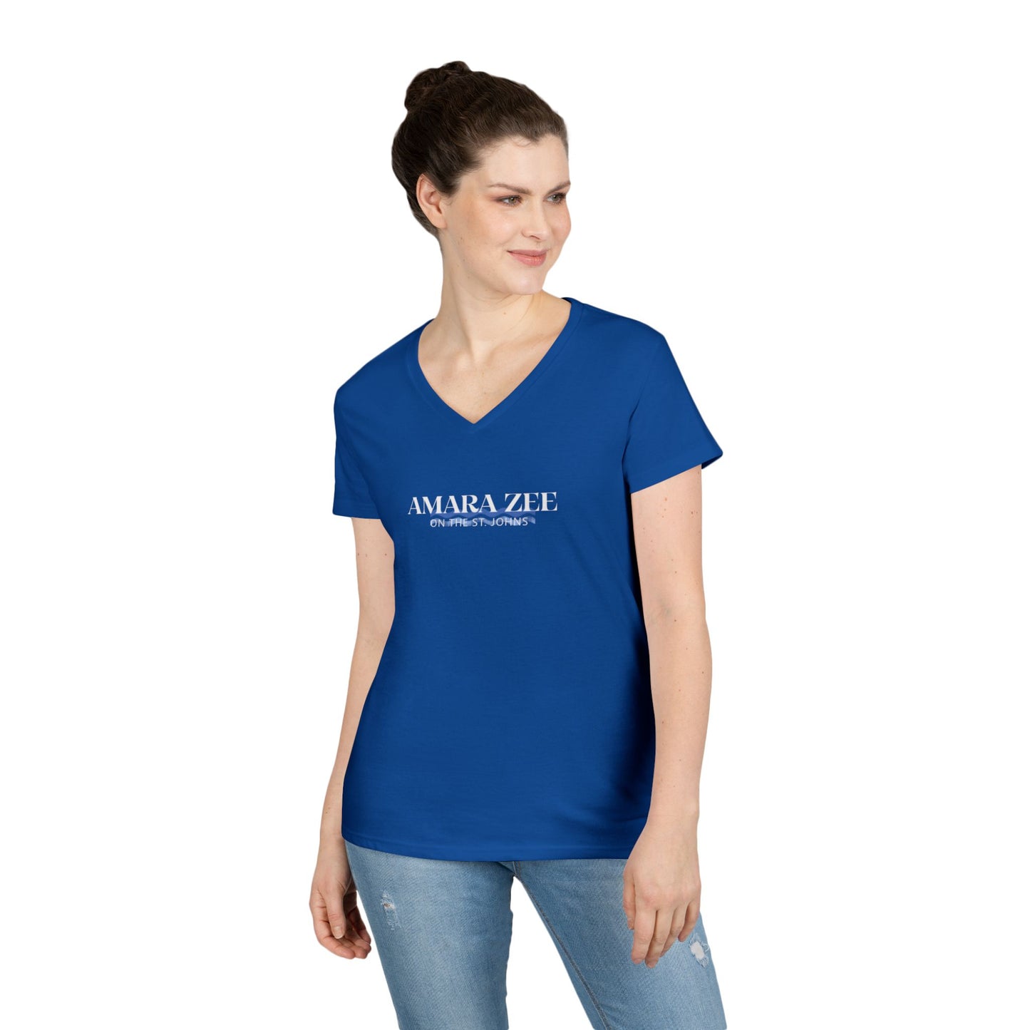 Amara Zee Ladies' V-Neck Tee