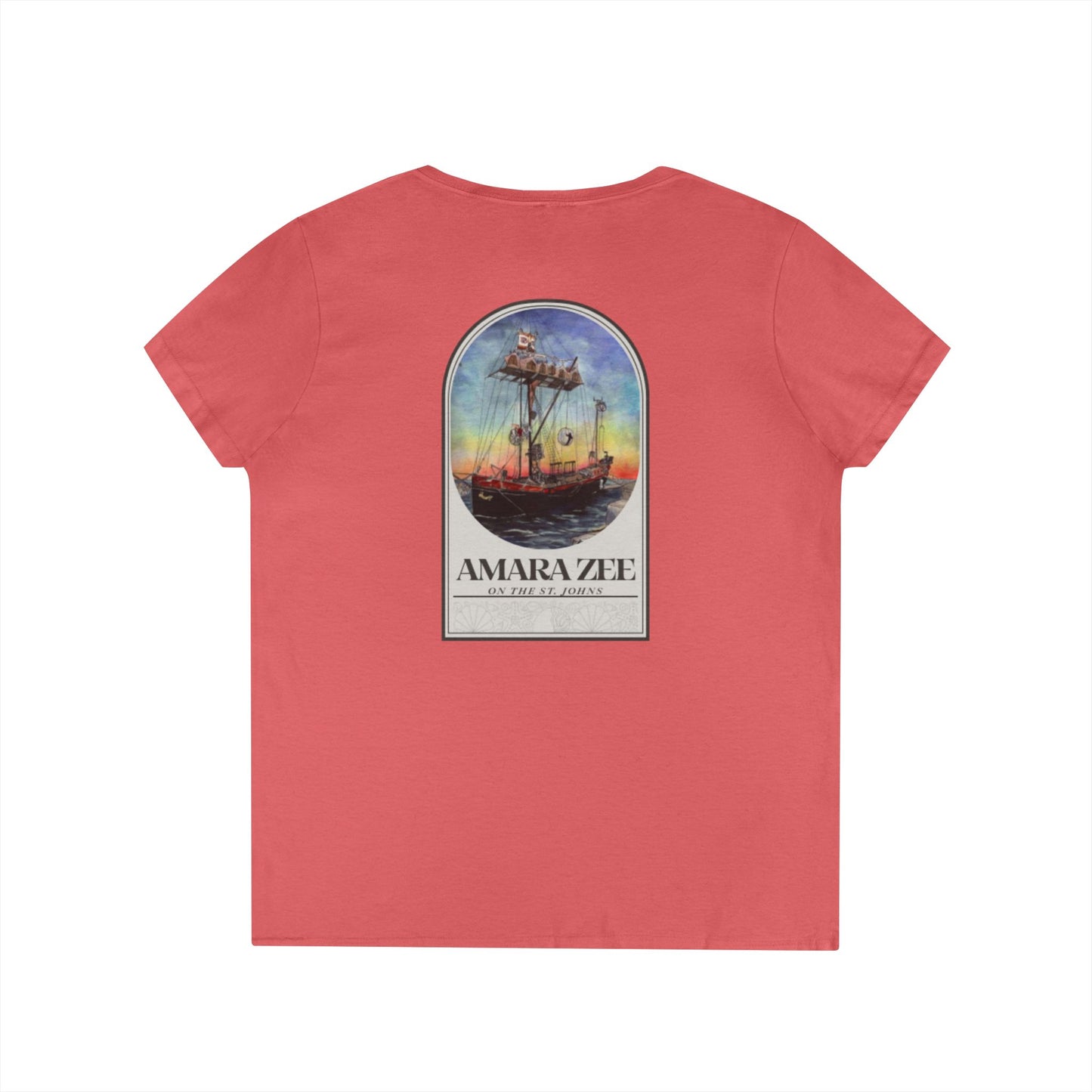 Amara Zee Ladies' V-Neck Tee