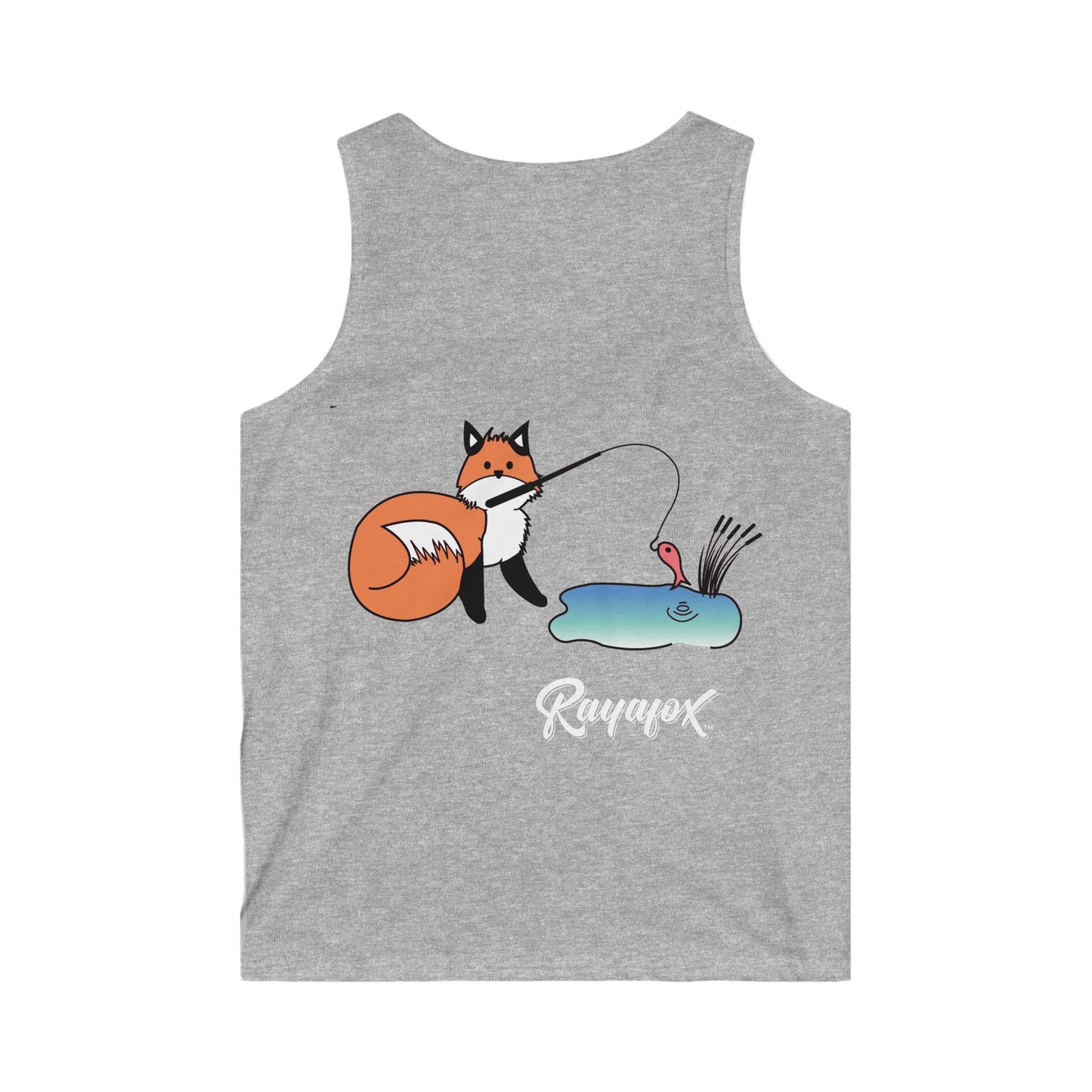 Men's Fishing Fox Softstyle Tank Top