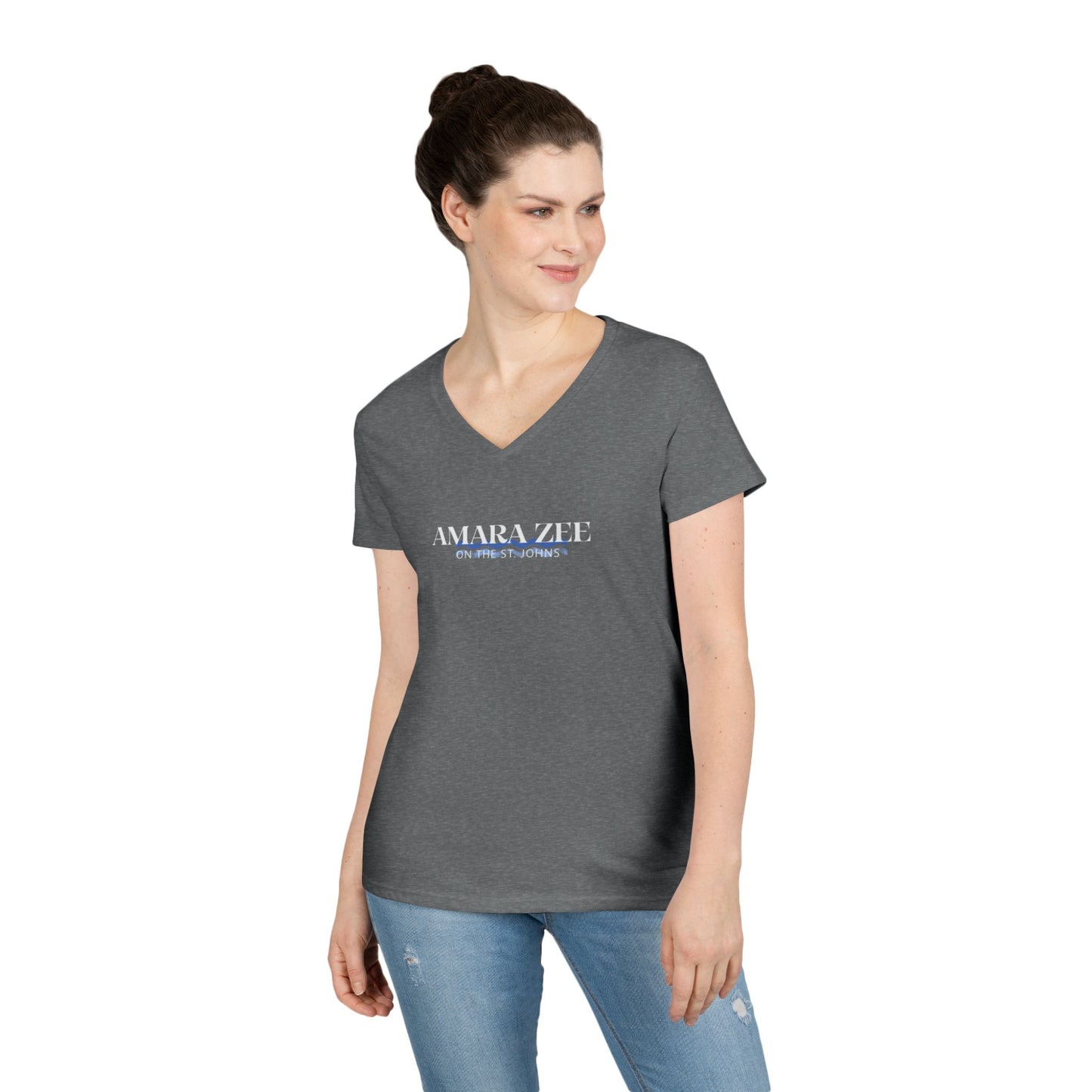 Amara Zee Ladies' V-Neck Tee