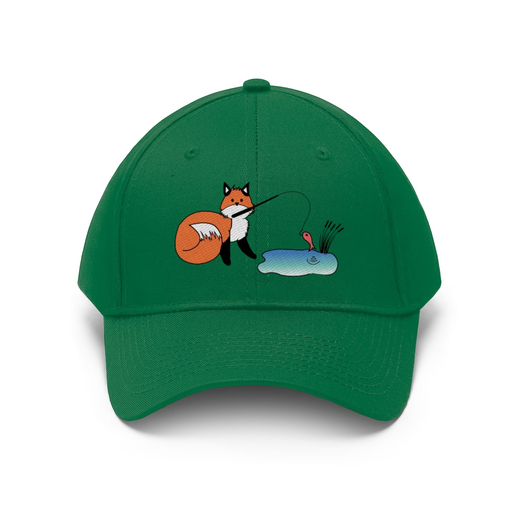 Fishing Fox Twill Cap